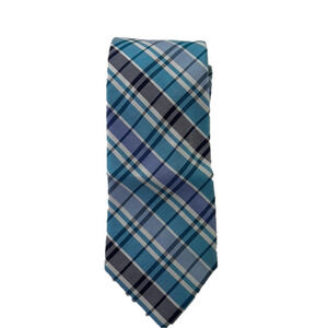 Men's Merona blue plaid tie